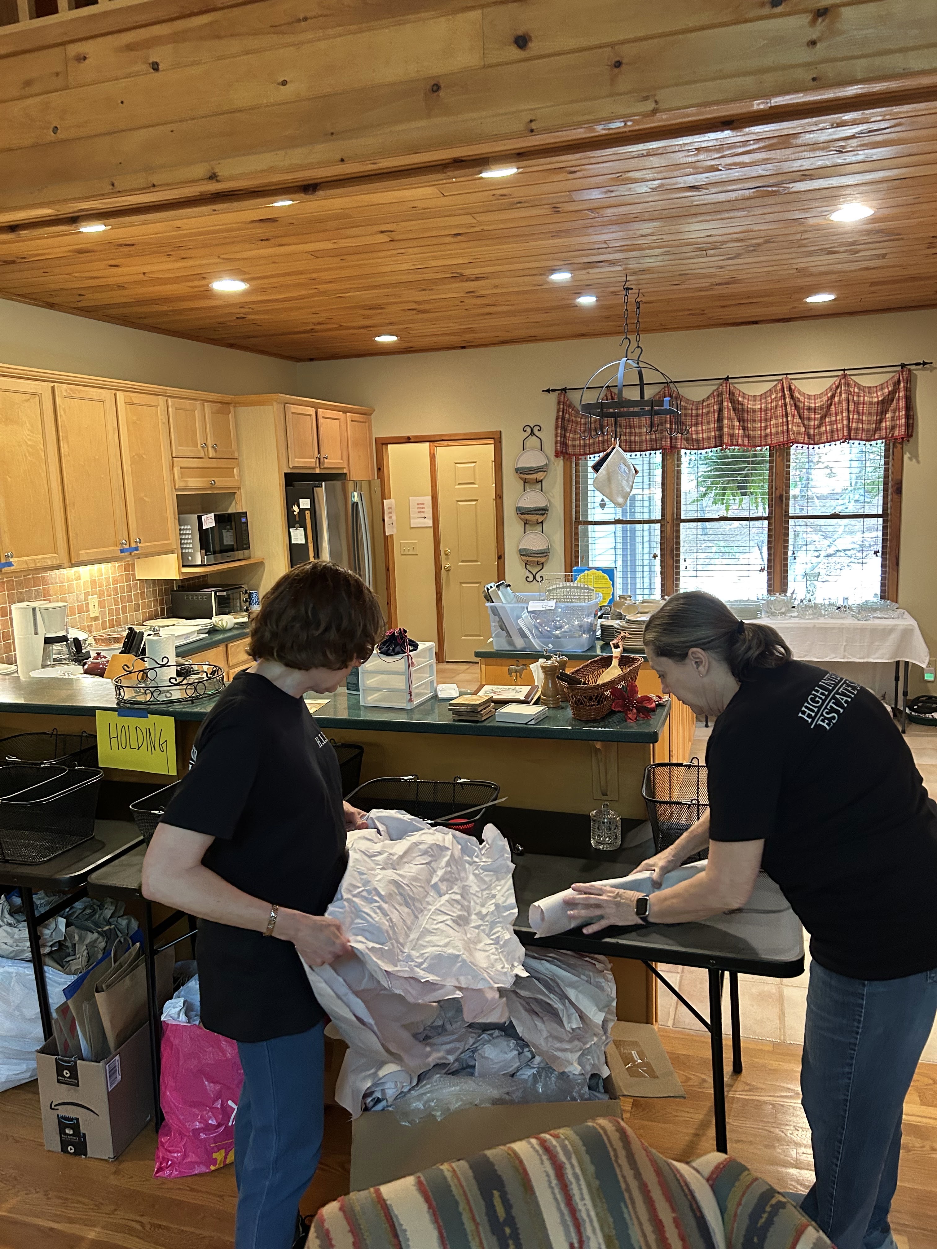 Purchases wrapped with care